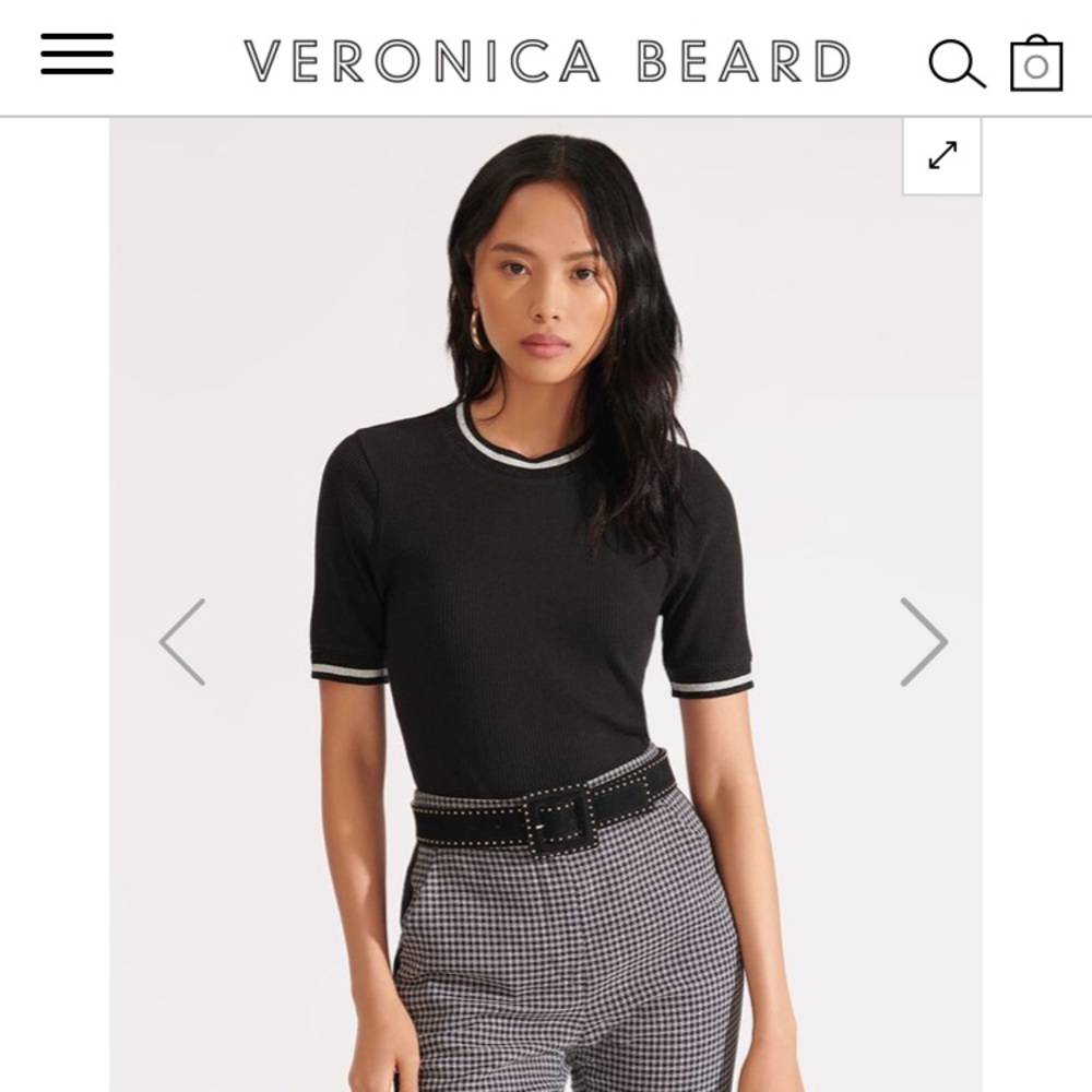 Veronica Beard Ribbed Tee